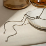 Stainless Steel Bow Necklace